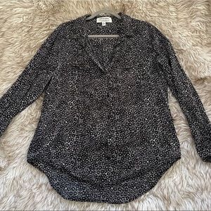 Cloth & Stone Button Up Full Sleeve Blouse